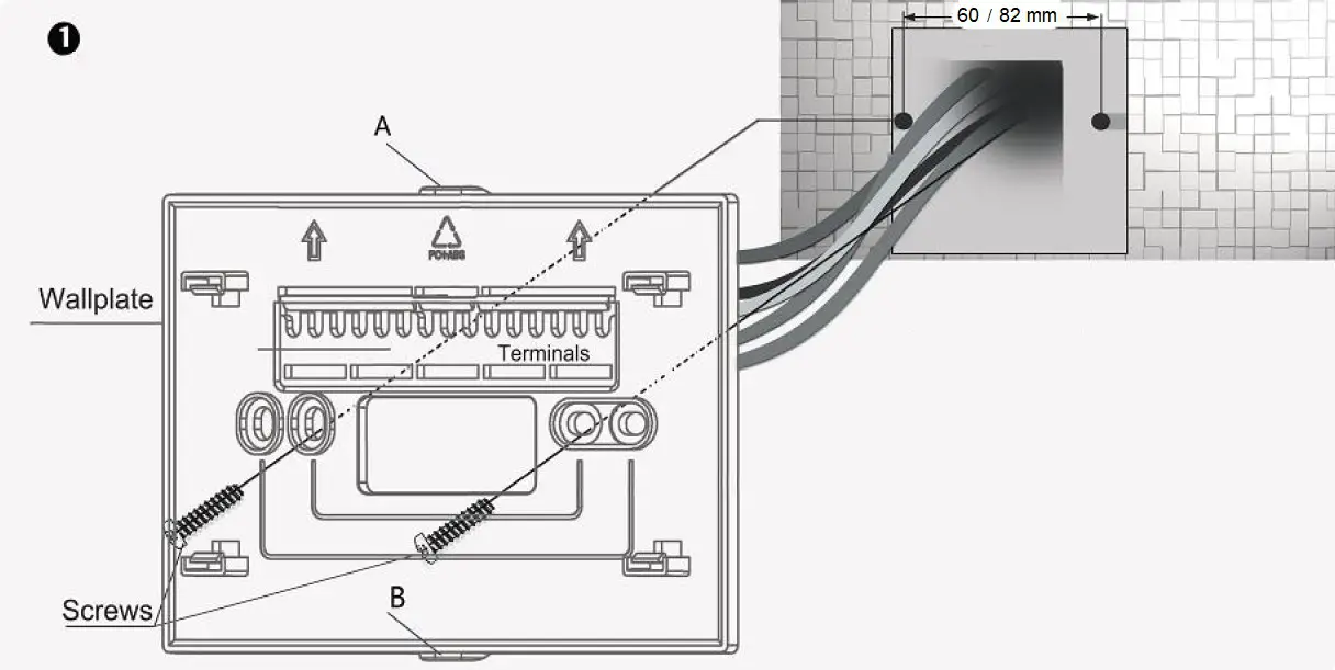 Dettson 2-Stage WiFi Thermostat R02P033- Step 1