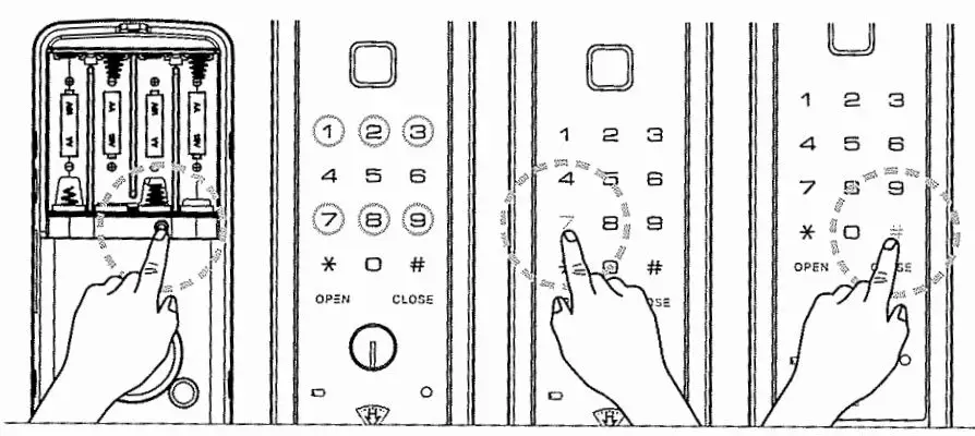 DIGITAL LOCK Auxiliary Lock Premium Digital Door Lock User Manual - Deletion of all the cards registered