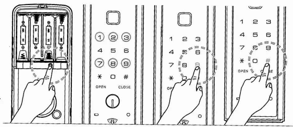 DIGITAL LOCK Auxiliary Lock Premium Digital Door Lock User Manual - Deletion of the whole fingerprint registered