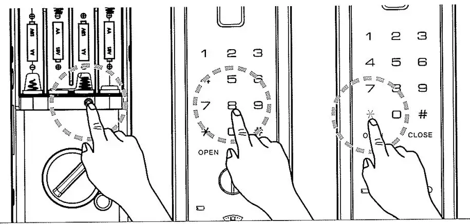 DIGITAL LOCK Auxiliary Lock Premium Digital Door Lock User Manual - Password registration method