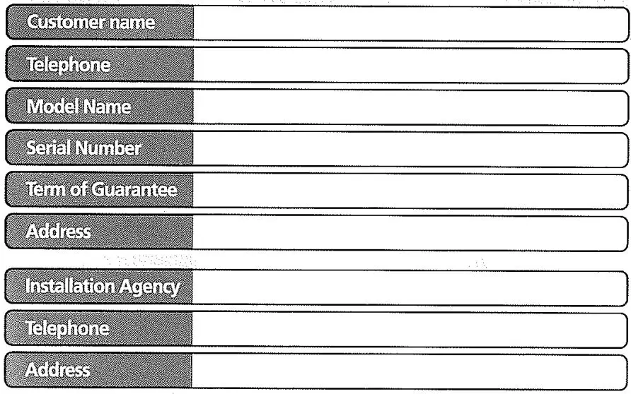 DIGITAL LOCK Auxiliary Lock Premium Digital Door Lock User Manual - Warranty Card