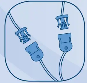 Plug blue Pad Connectors