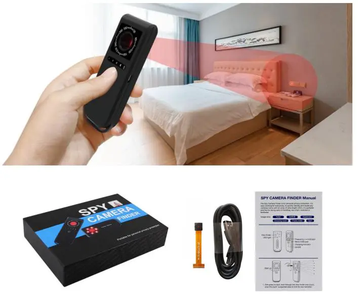 AISHINE AI-DE01 Anti-Spy Hidden Camera Finder User Manual - Packing List
