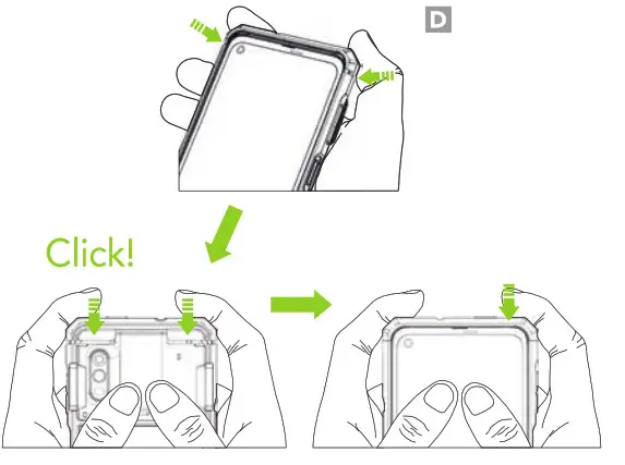 KOAMTAC SKXPro 2D Imager SmartSled for XCover- Assembly 3
