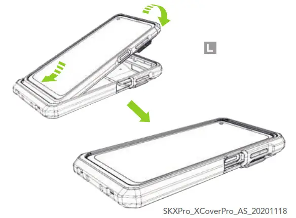 KOAMTAC SKXPro 2D Imager SmartSled for XCover- Boot