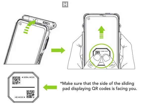 KOAMTAC SKXPro 2D Imager SmartSled for XCover- Finger