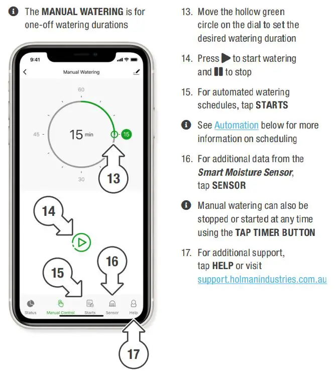 HOLMAN WiFi Controlled Hub Socket with Trimer User Manual - WX1 Tap Timer