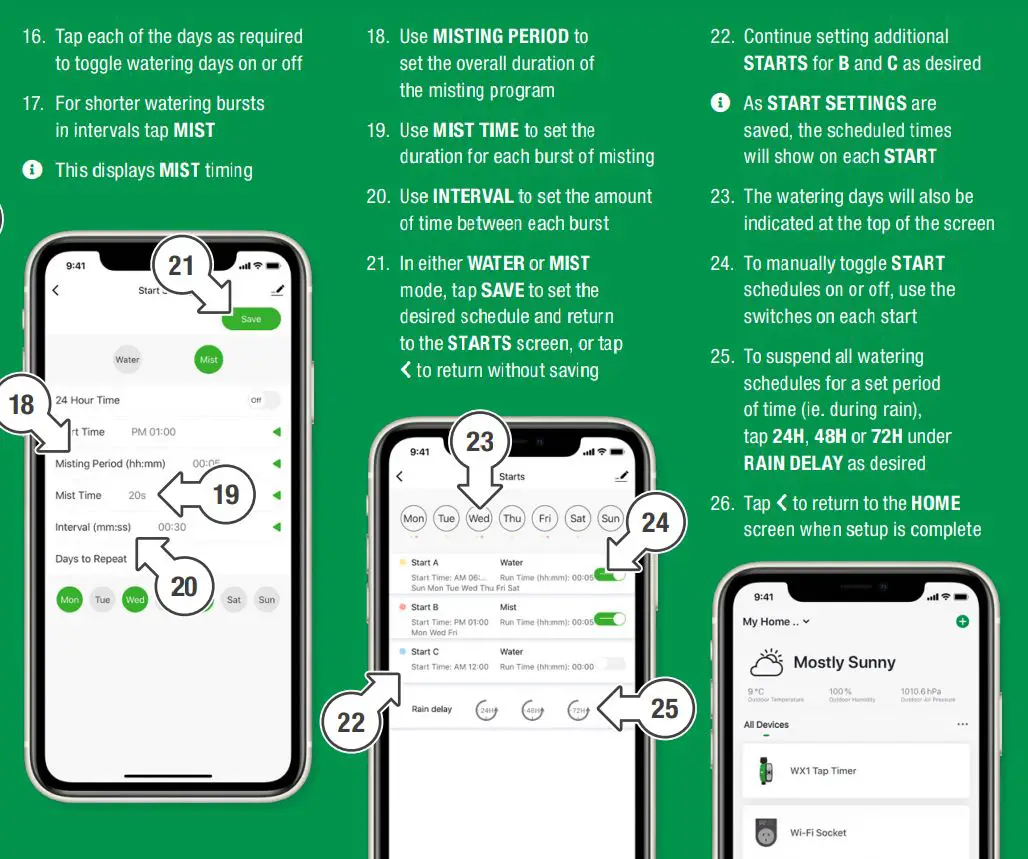 HOLMAN WiFi Controlled Hub Socket with Trimer User Manual - WX1 Tap Timer