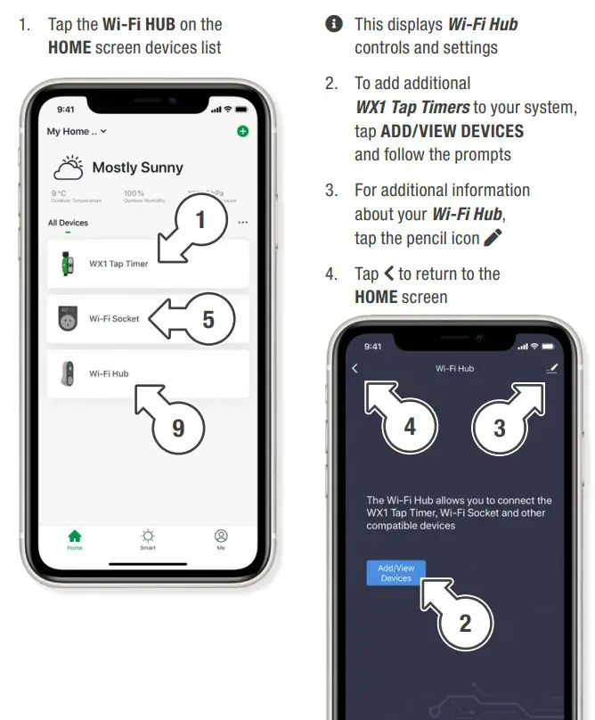 HOLMAN WiFi Controlled Hub Socket with Trimer User Manual - Wi-Fi Hub