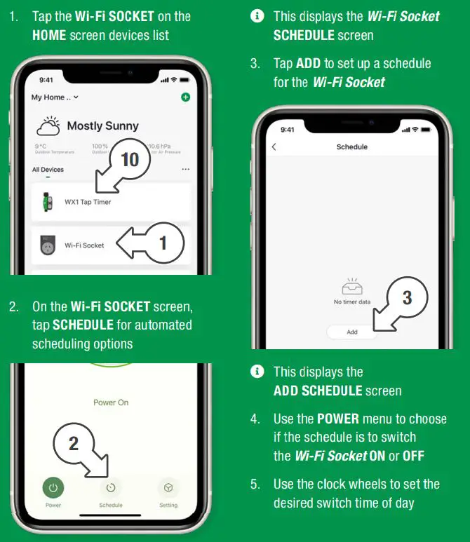 HOLMAN WiFi Controlled Hub Socket with Trimer User Manual - Wi-Fi Socket