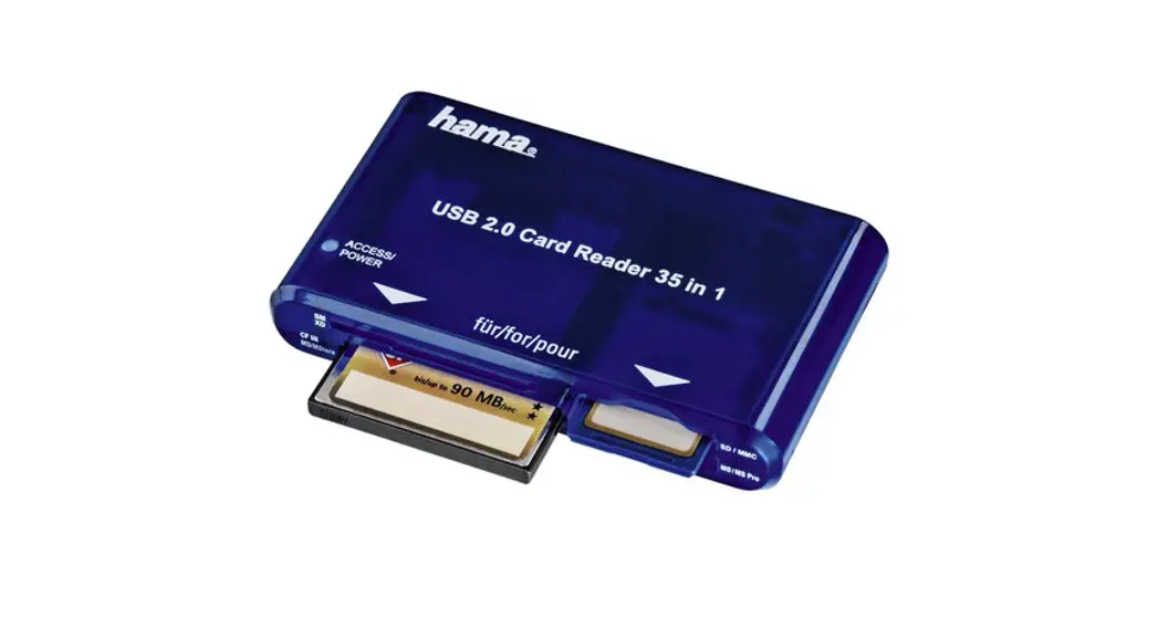 Hama Usb 2.0 & Usb 3.0 Card Reader Instruction Manual