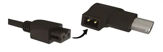 INSIGNIA NS-PWL9180 Universal 180W High Power Laptop Charger- connector