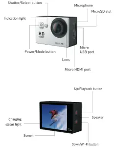 GOXTREME 20405821 Pioneer 4K Action Camera-description