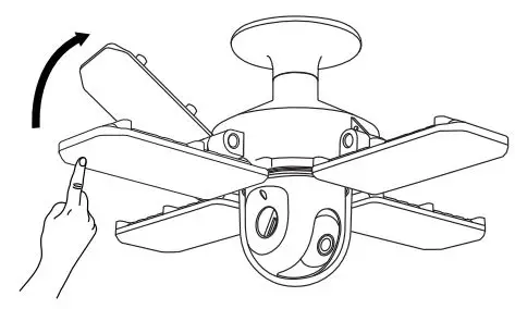 FEIT Electric LED Smart Camera Panel Light with Pan and Tilt Instruction Manual - Adjusting the panel lights