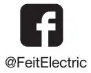 FEIT Electric LED Smart Camera Panel Light with Pan and Tilt Instruction Manual - Facebook Logo