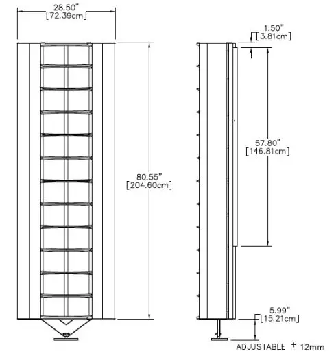 Wisdom Series LS4 Bi-Amplified Two-Way Planar Magnetic Loudspeaker fig4