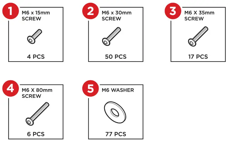 BCP SKY5801 7 Seater Wicker Dining Set - Hardware