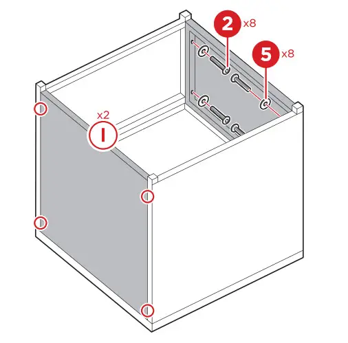 BCP SKY5801 7 Seater Wicker Dining Set - Product Assembly Stool 2