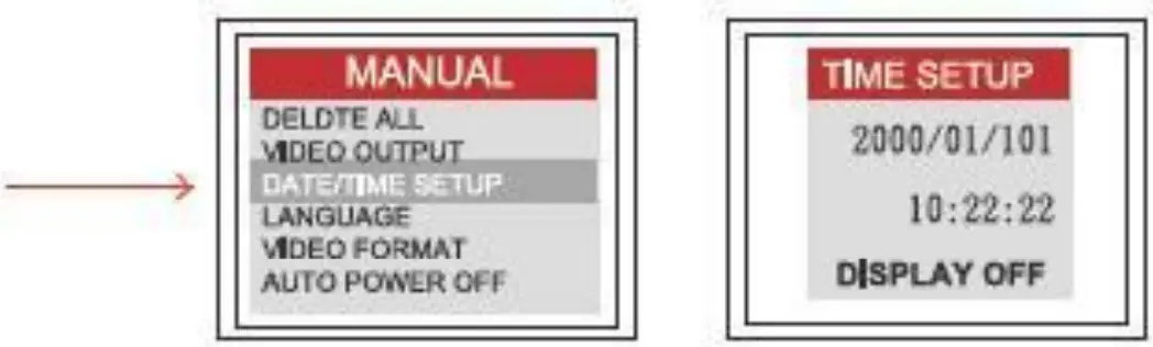 TRIPLETT BR750 5 Inch Display High Definition Articulating Videoscope - Time Setup