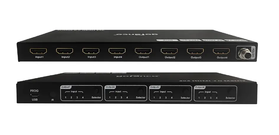 Gofanco Matrix44hd2-lt 4x4 Hdmi Matrix Switcher User Guide