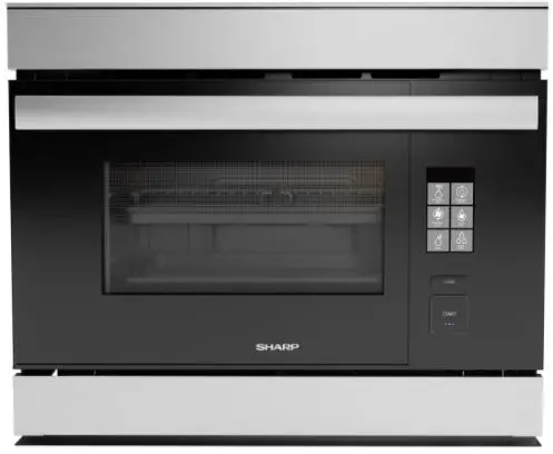SHARP SKCD24U0GS Convection Microwave Drawer and SuperSteam+ Pedestal