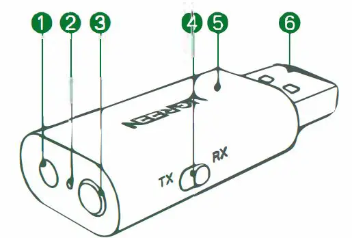 UGREEN CM523 Bluetooth Audio Transceiver fig 1
