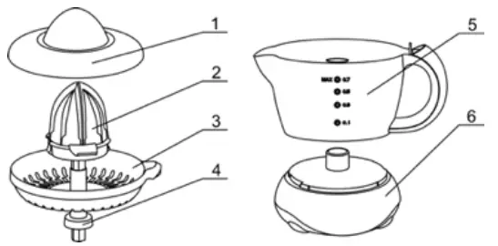 Continental CE-JU121 Electric Citrus Juicer-fig2