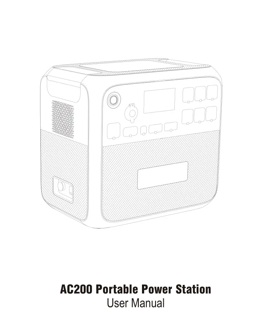 POWERAK AC200 Portable Power Station User Manual