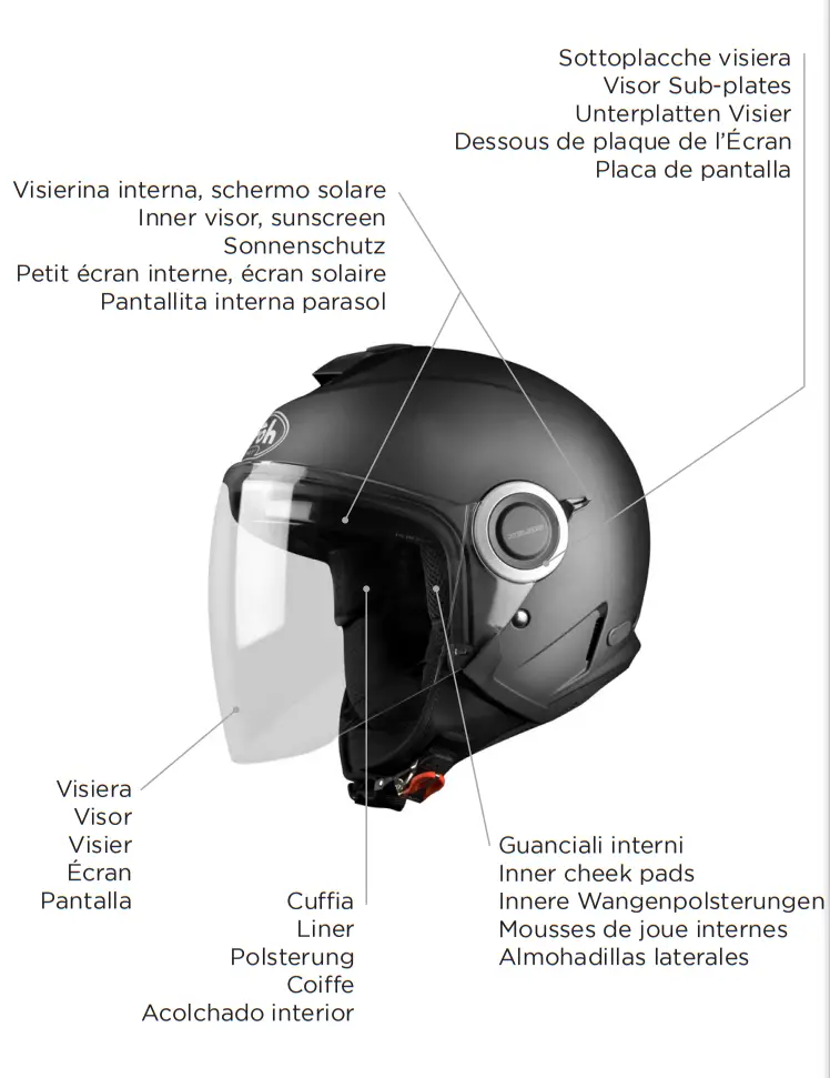 Airoh HELMET HELIOS Star Is Born Helmet - Accessories