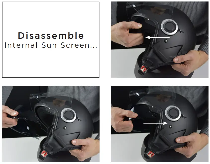 Airoh HELMET HELIOS Star Is Born Helmet - Disassemble