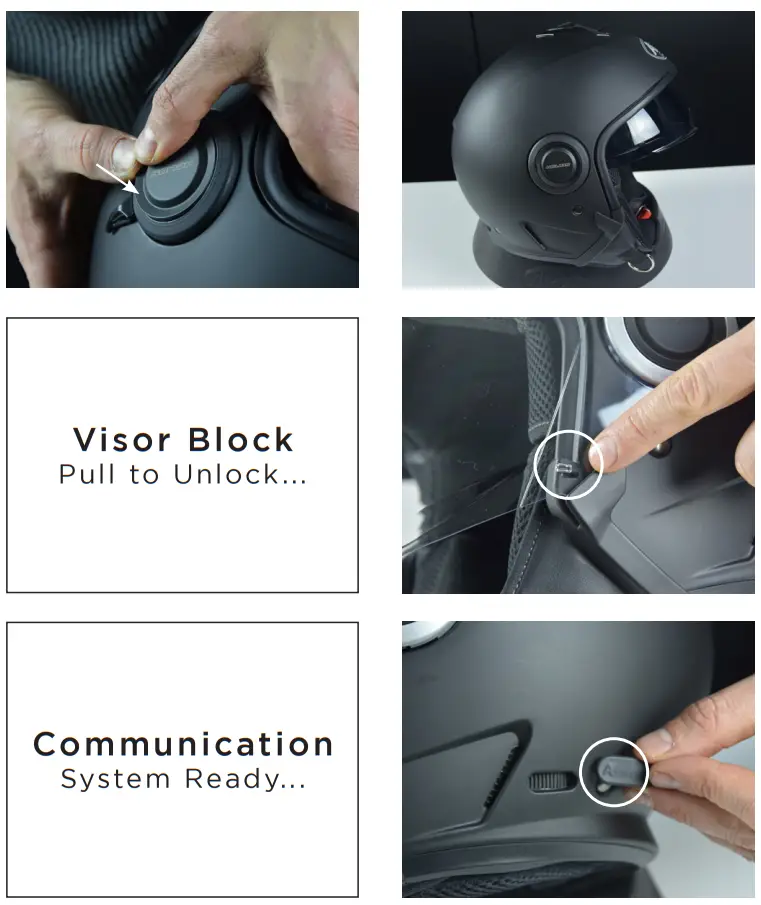 Airoh HELMET HELIOS Star Is Born Helmet - Visor Block