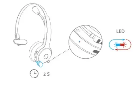 TECKNET- Bluetooth-Trucker-Headset-with-Microphone-Headphones-fig-2
