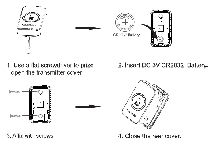 TECKNET WA878 Door Bell - FIG