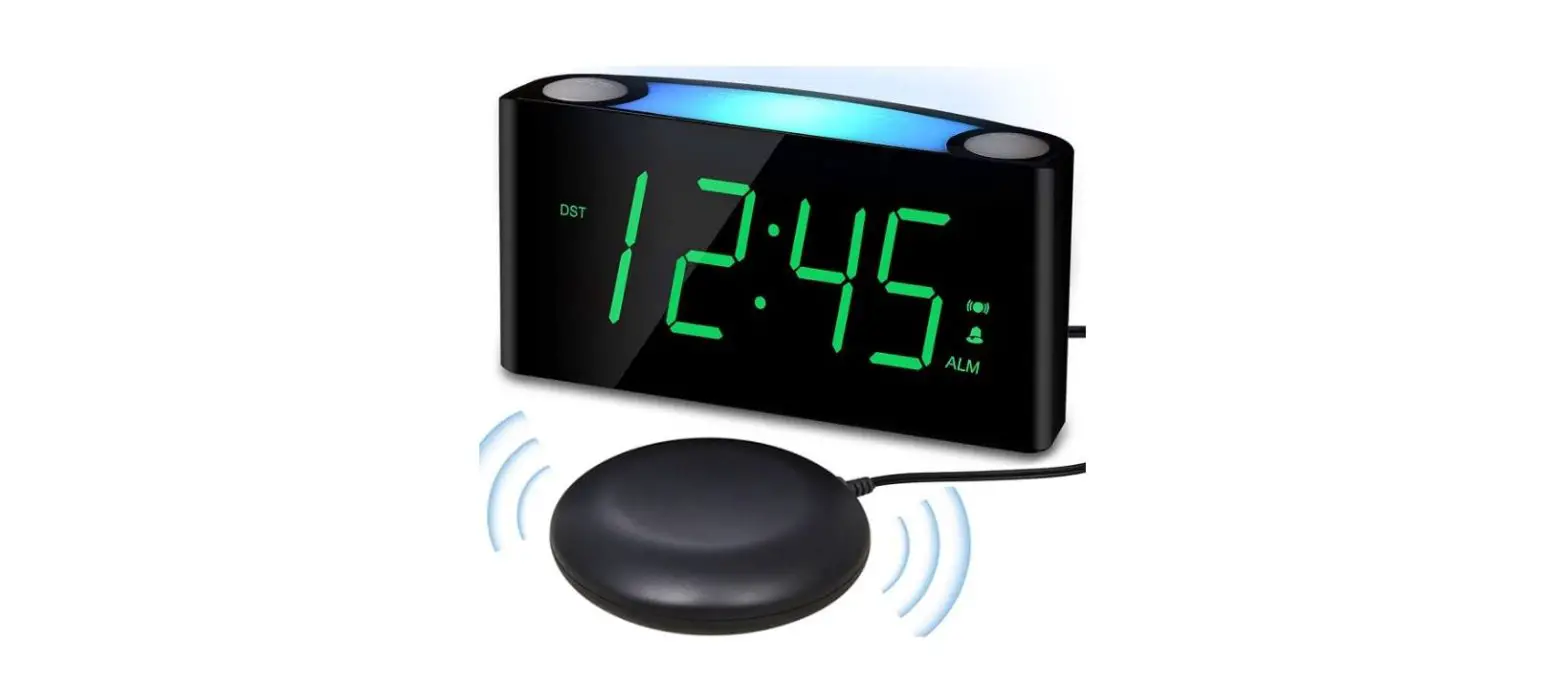 Rocam Hm347b Electric Alarm Clock And Wireless Bed Shaker User Manual