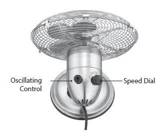 LOGIK-L16PFGM17 16 Inch-Gun-Metal-Pedestal-Fan- fig 4