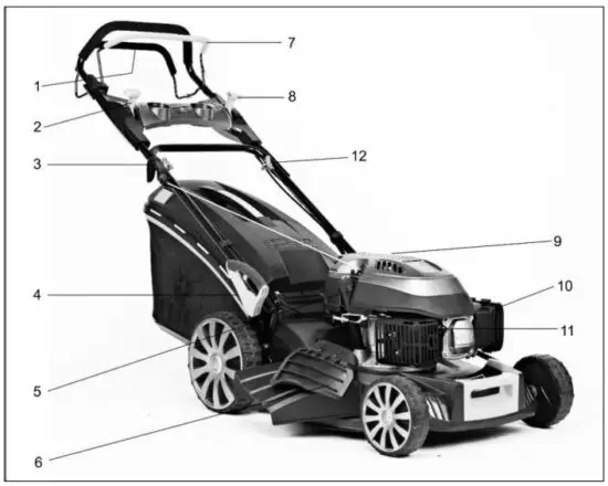 COBRA MX484SPCE Lawn Mower - figure 1
