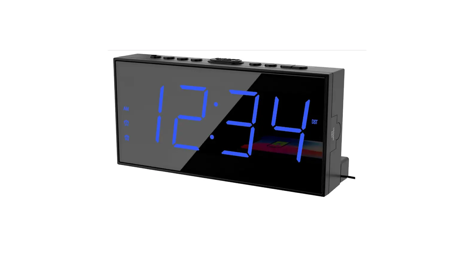 Digital Dual Alarm Clock For Bedroom, Large Display Bedside Clock-complete Features/user Manual