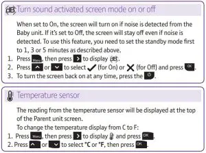 FIG 12 Get to know your Parent unit
