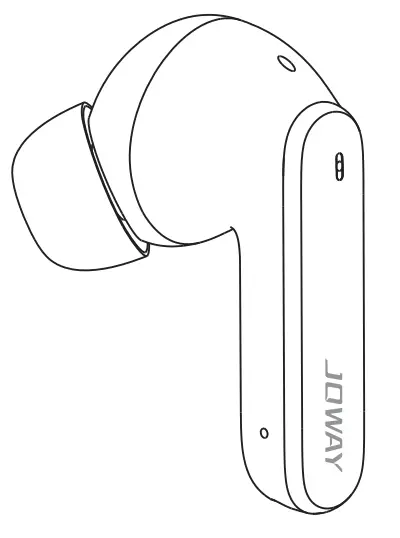 JOWAY H135 Wireless Hybrid Active Noise Cancelling Earbuds - fig 3