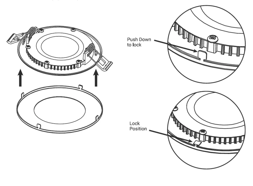 NUWATT -NW-SQDL4-9WB6P -Integrated- LED -Recessed -Light -Kit -6