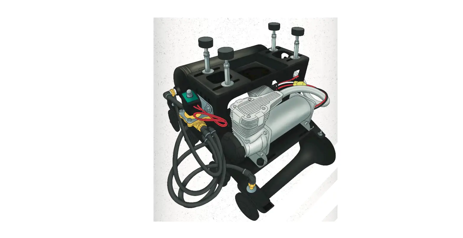 Hornblasters Hk-s4-2hb-stddk Shocker Xl 2hb Spare Tire Delete Kit Installation Guide Hornblasters Hk-s4-2hb-stddk Shocker Xl 2hb Spare Tire Delete Kit Installation Guide