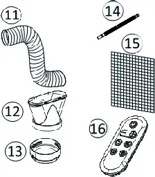 KLARSTEIN 10034664 Kraftwerk Smart Air Conditioner - Accessories