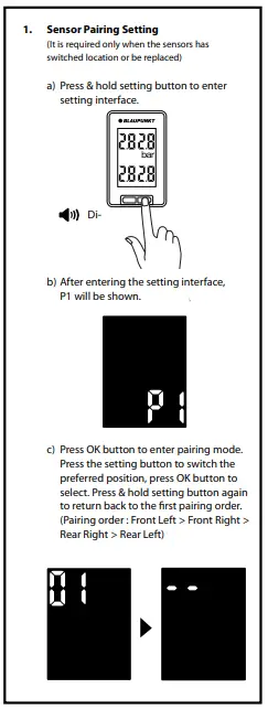 BLAUPUNKT TPMS TY1.0 Wireless Real-Time Tire Pressure Monitoring System-fig17