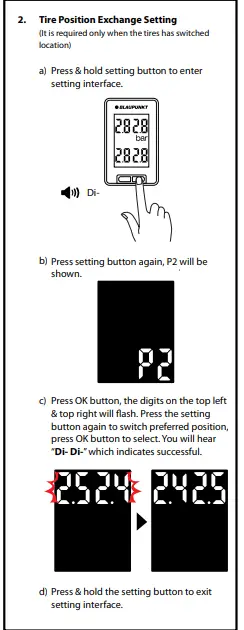 BLAUPUNKT TPMS TY1.0 Wireless Real-Time Tire Pressure Monitoring System-fig19