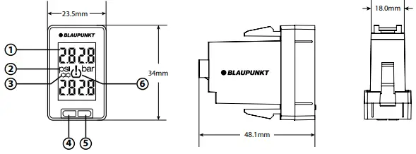 BLAUPUNKT TPMS TY1.0 Wireless Real-Time Tire Pressure Monitoring System-fig2