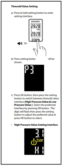 BLAUPUNKT TPMS TY1.0 Wireless Real-Time Tire Pressure Monitoring System-fig20