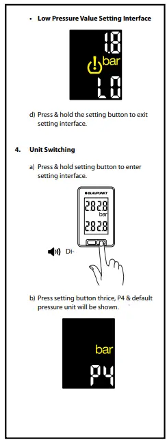 BLAUPUNKT TPMS TY1.0 Wireless Real-Time Tire Pressure Monitoring System-fig21