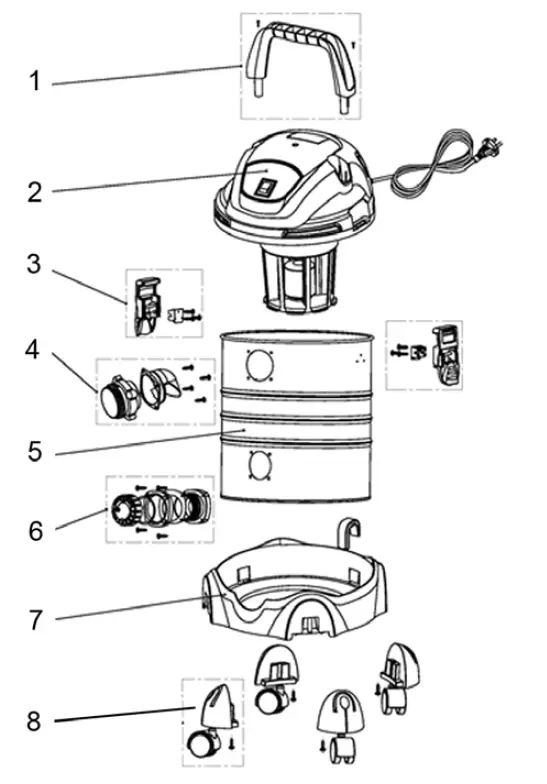 Clarke-CVAC20SS-WET-&amp-DRY-VACUUM-CLEANERS-8