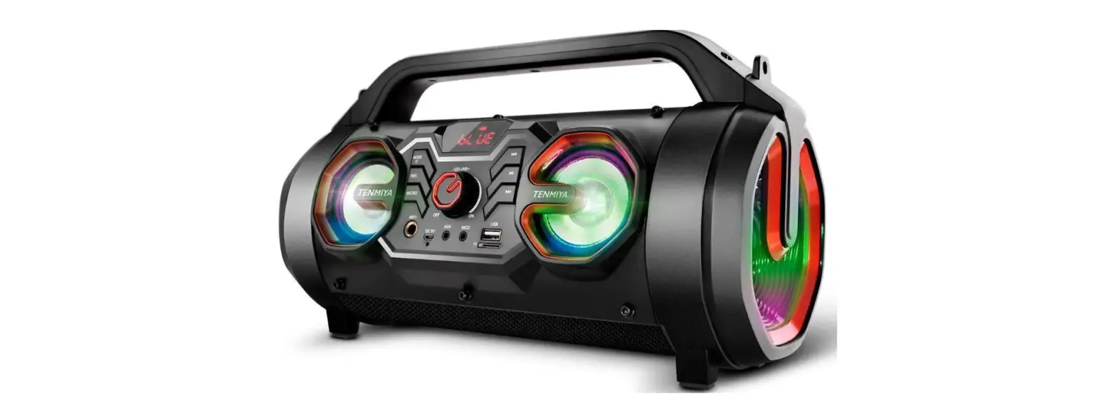 Tenmiya Rs-a66 Portable Bluetooth Speakers 30w Loud Outdoor Speakers With Subwoofer User Manual