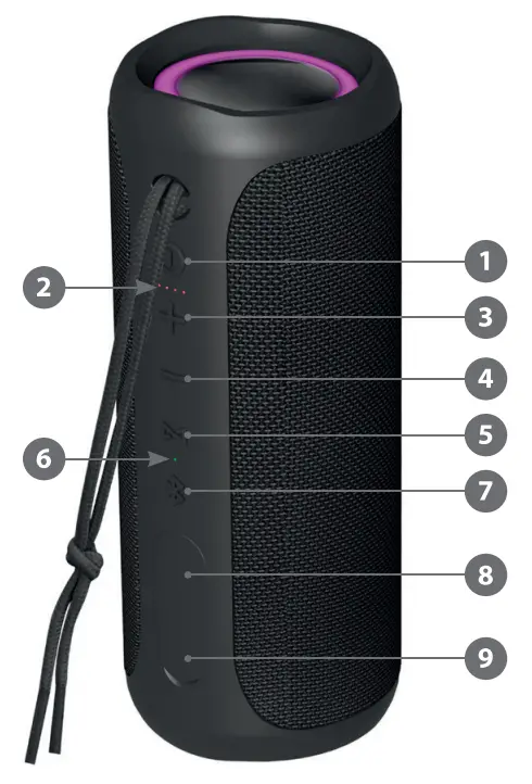 T nB HPPL2BKV3 Bluetooth Speaker - 1